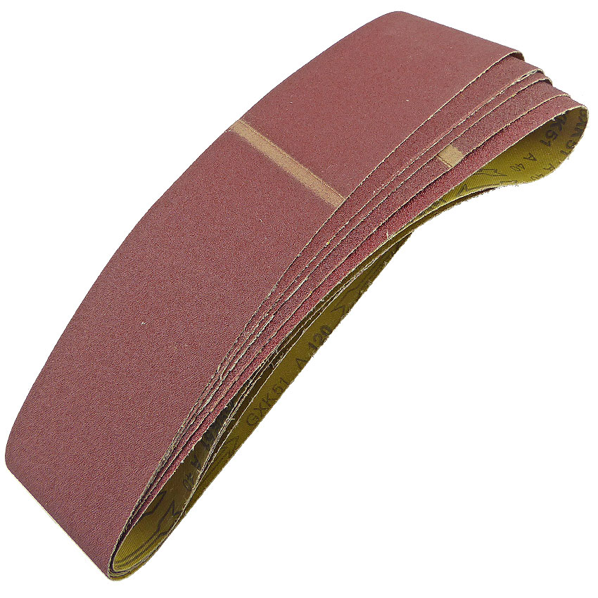 100mm x 915mm Sanding Belt Assorted Grit Pack of 5